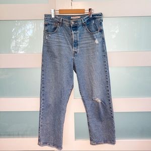 Levi's Ribcage Straight Ankle Size 32/27